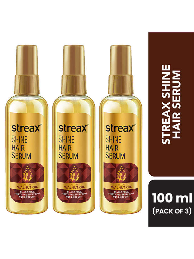 Streax Vitalized with Walnut Oil & Almond Oil For Dry & Frizzy Hair , Combo Pack