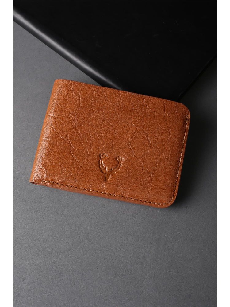 Allen Solly Men Brown Textured Leather Wallet-picture-21