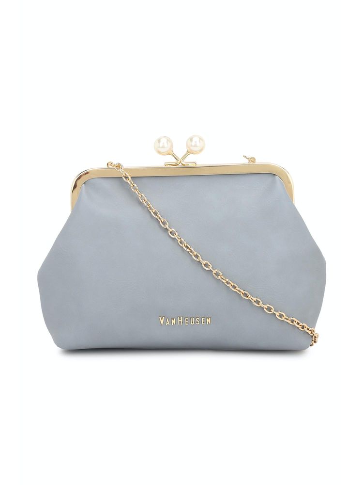 Van Heusen Women Blue Solid Casual Sling Bag-picture-11
