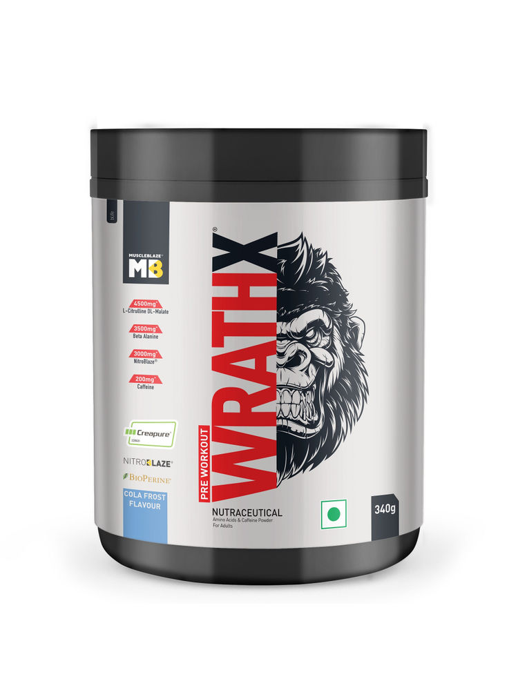 MuscleBlaze Pre Workout Wrathx With Creapure - Voodoo Black-picture-15