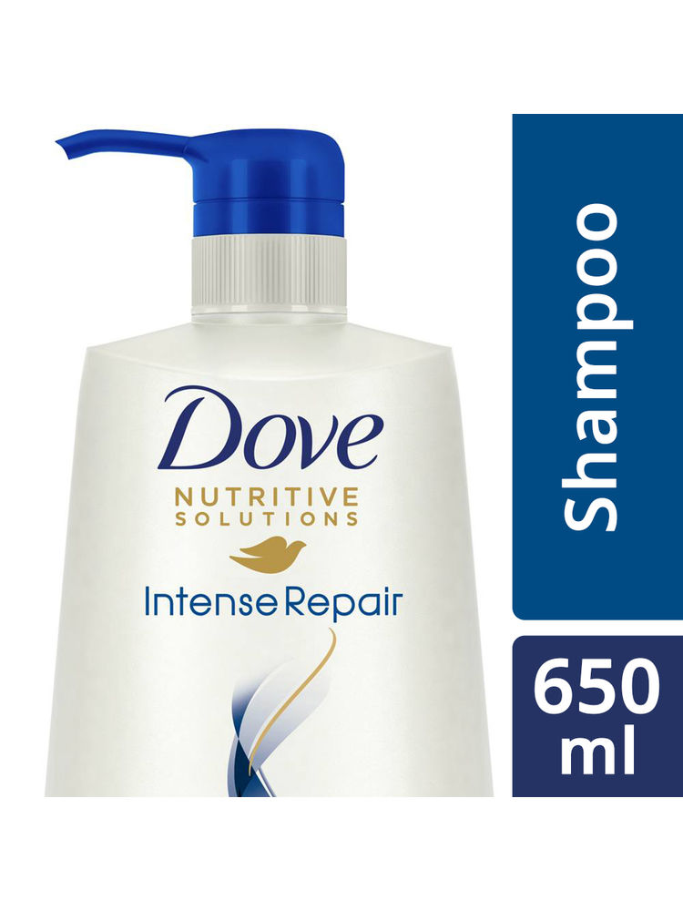 Dove Intense Repair Shampoo + Damage Solutions Intense Repair Conditioner