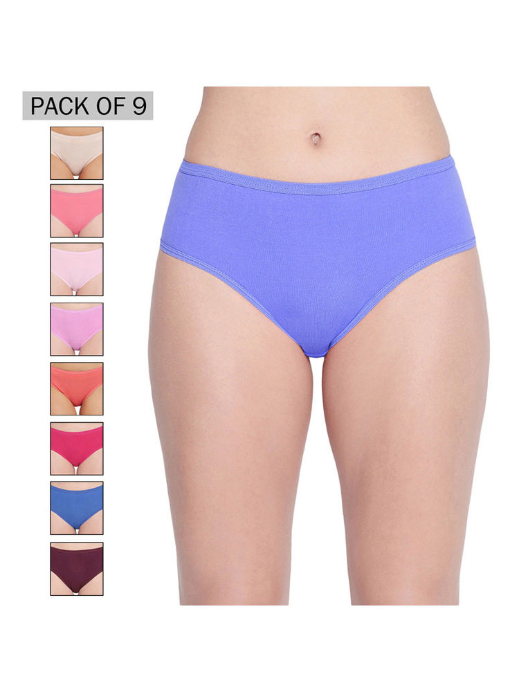 BODYCARE Pack of 9 Panties in Assorted Color-picture-12