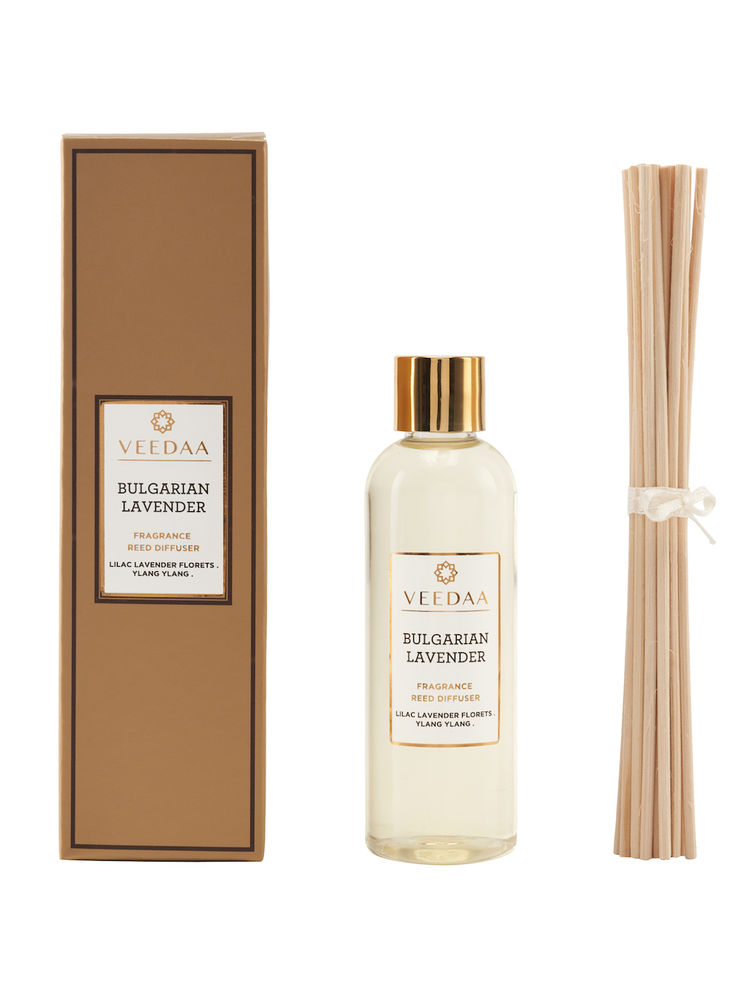 Veedaa Candles Bulgarian Lavender Diffuser Oil Refill & Reeds Set-image-38