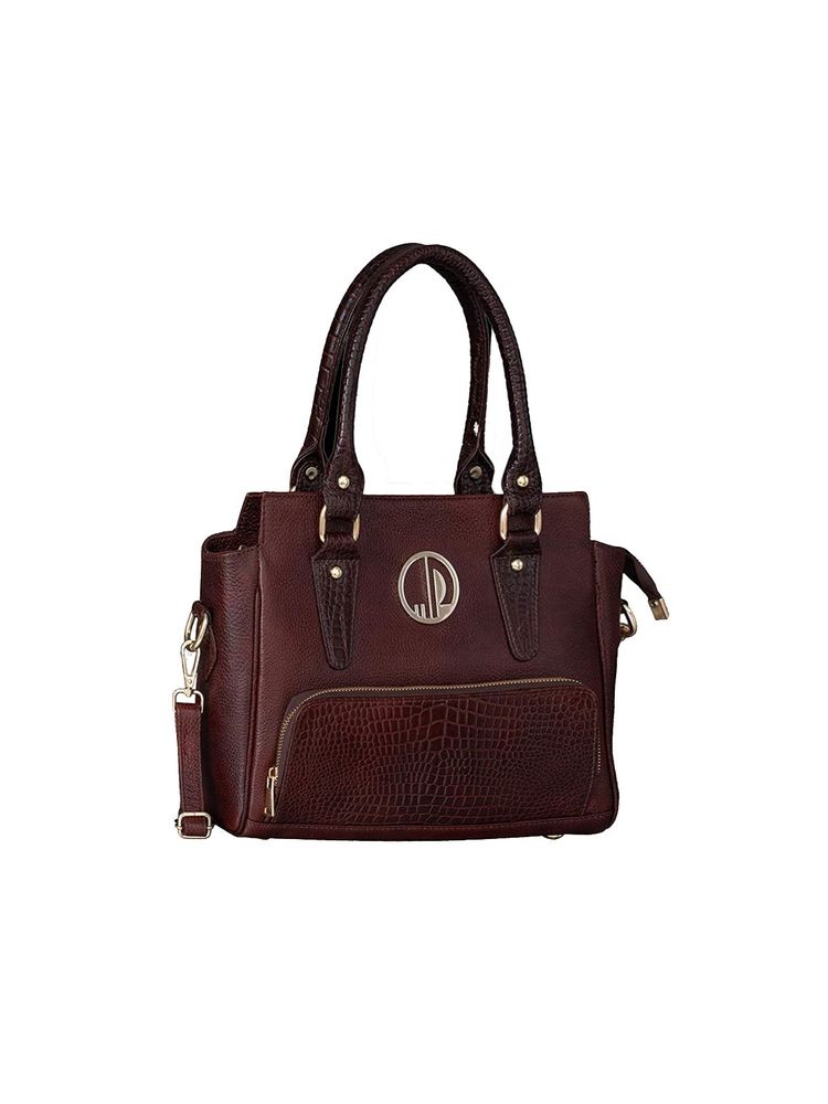 HiLEDER Women Brown Genuine Leather Satchel Bag with Detachable Strap (M)-picture-19