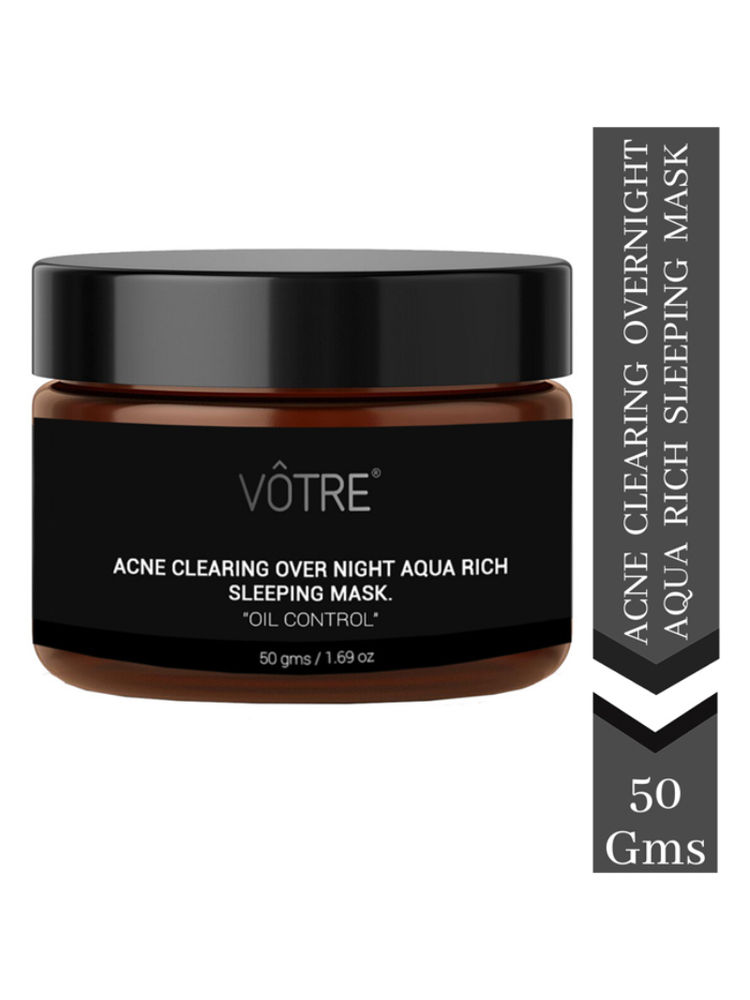 Votre Acne Clearing Over Night Aqua Rich Sleeping Mask Oil Control