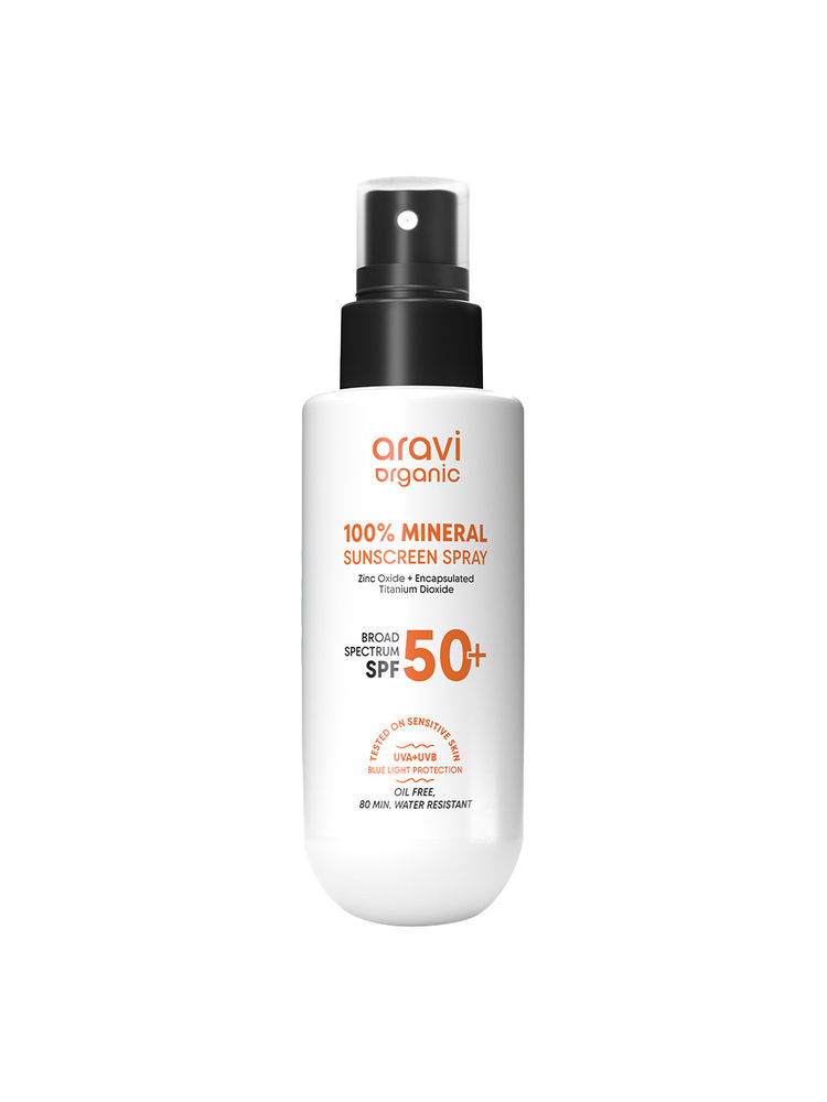 Aravi Organic 100% Mineral Sunscreen Spray SPF50 PA++++-picture-28