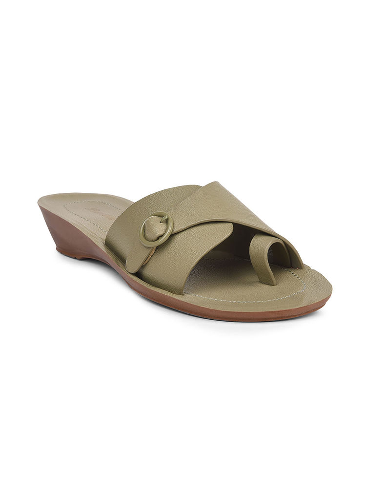 Bata GreenWomens Toe-Ring Sandals-image-4