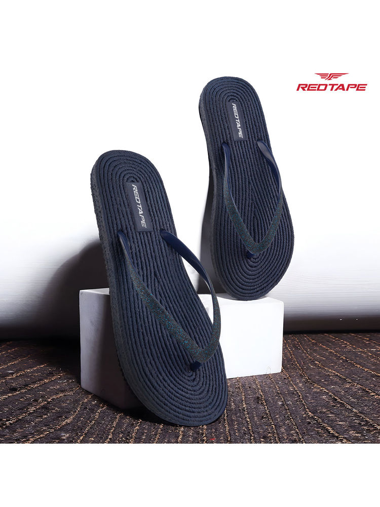 Red Tape Womens Navy Blue Thomes Flip Flop-image-43