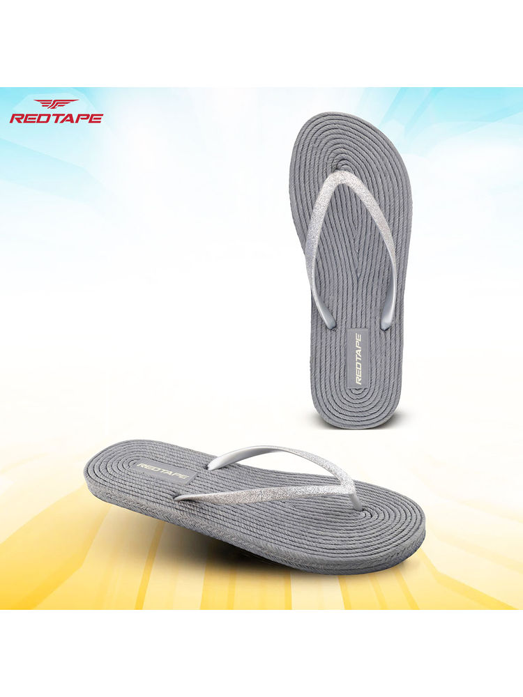 Red Tape Womens Silver Thomes Flip Flop-picture-25