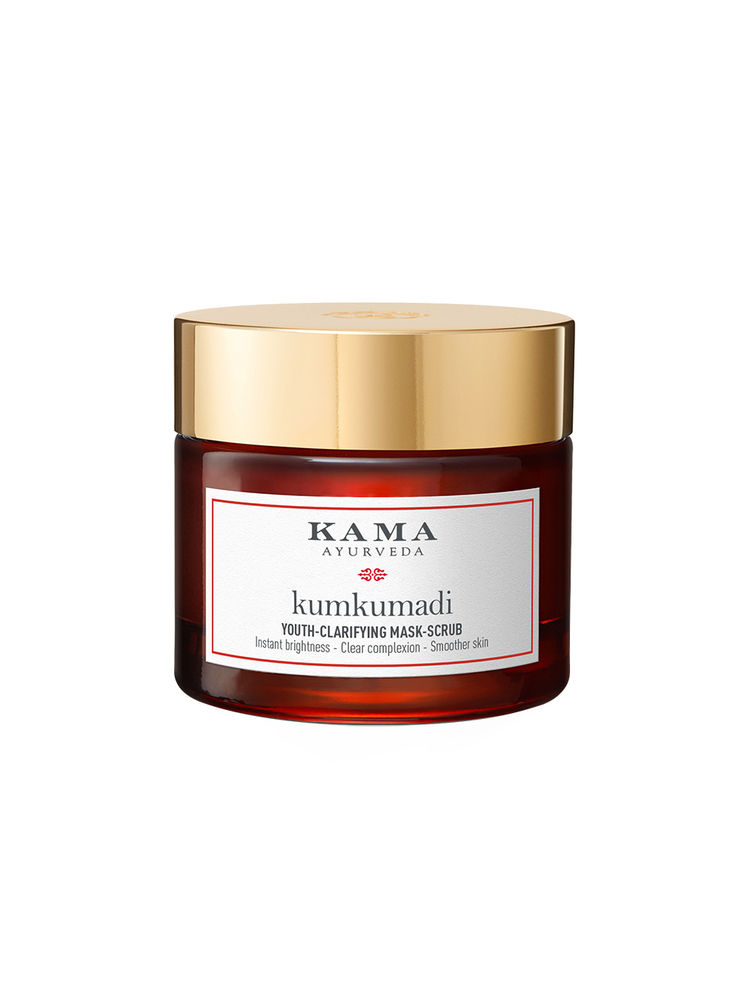 Kama Ayurveda Kumkumadi Youth - Clarifying Mask-Scrub, For Uneven Skin & Dark Spot Removal-image-46