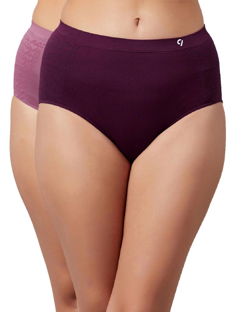 C9 Airwear Seamless High Rise Breathable Panty 4-Way Stretch Multi-Color (Pack of 2)-picture-26