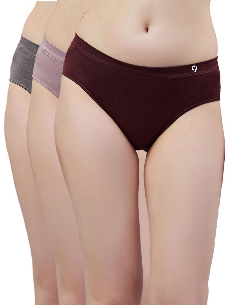 C9 Airwear Seamless Breathable Panty 4-Way Stretch & Quick-Dry Multi-Color (Pack of 3)-picture-33
