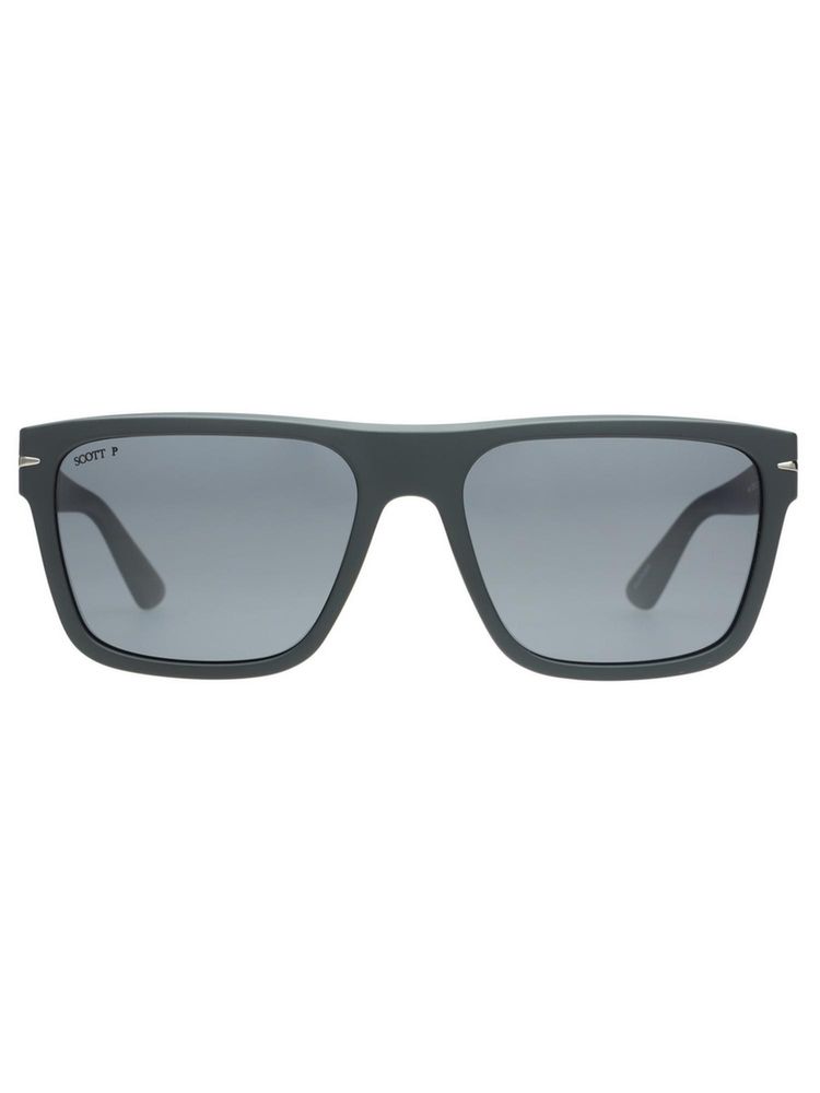 Scott Sunglasses Men Plastic Grey Rectangle Full Rim Sunglass (Scott 3175 Finlo C3 S )-57-image-3