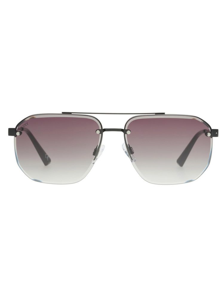 Scott Sunglasses Men Metal Wine Irregular Full Rim Sunglass (Scott 3185 Todrick C3 S )-60-image-23