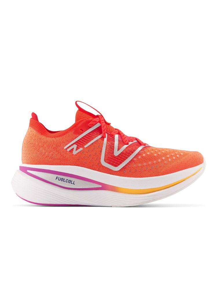 New Balance Women Fuelcell Electric Orange Running Shoes-image-1