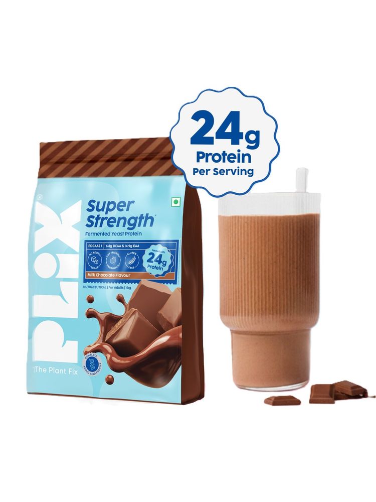 Plix - The Plant Fix Plix Super Strength Fermented Yeast Protein - Milk Chocolate-image-13
