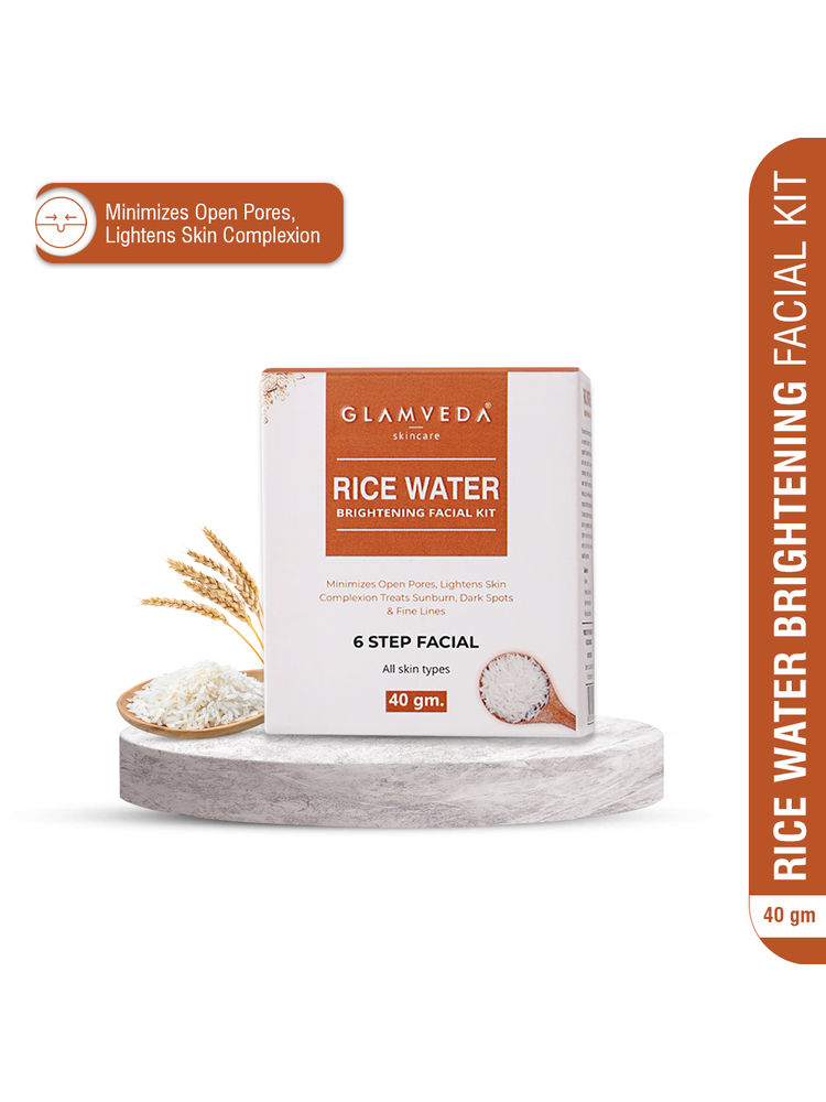 Glamveda Rice Water Brightening Facial Kit