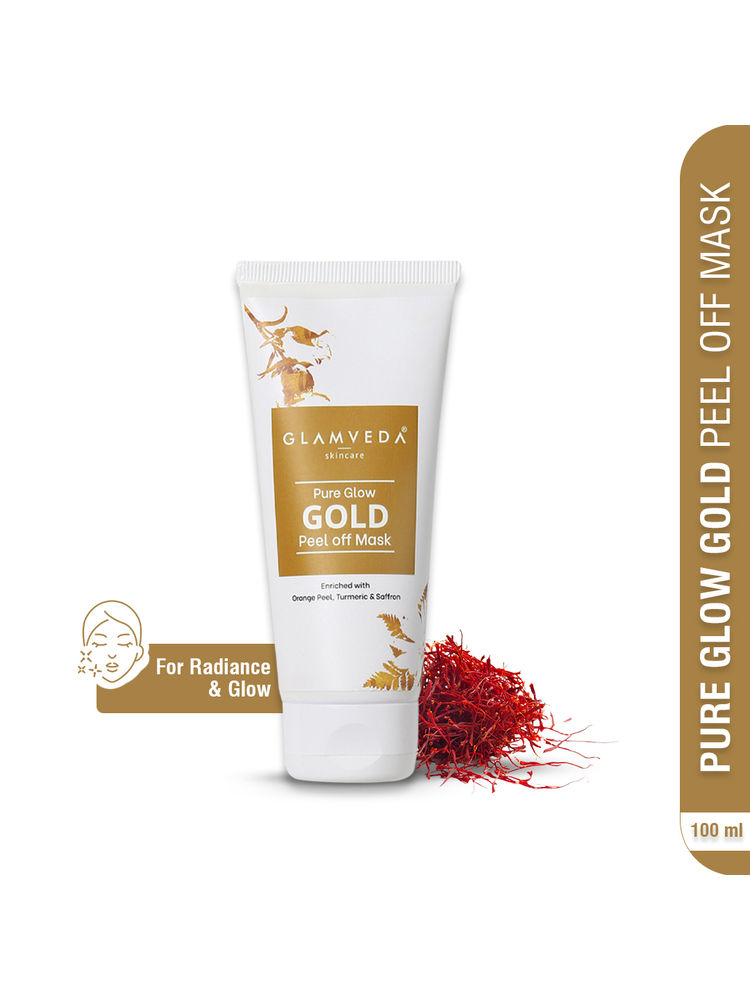 Glamveda Skincare Pure Glow Gold Peel Off Mask