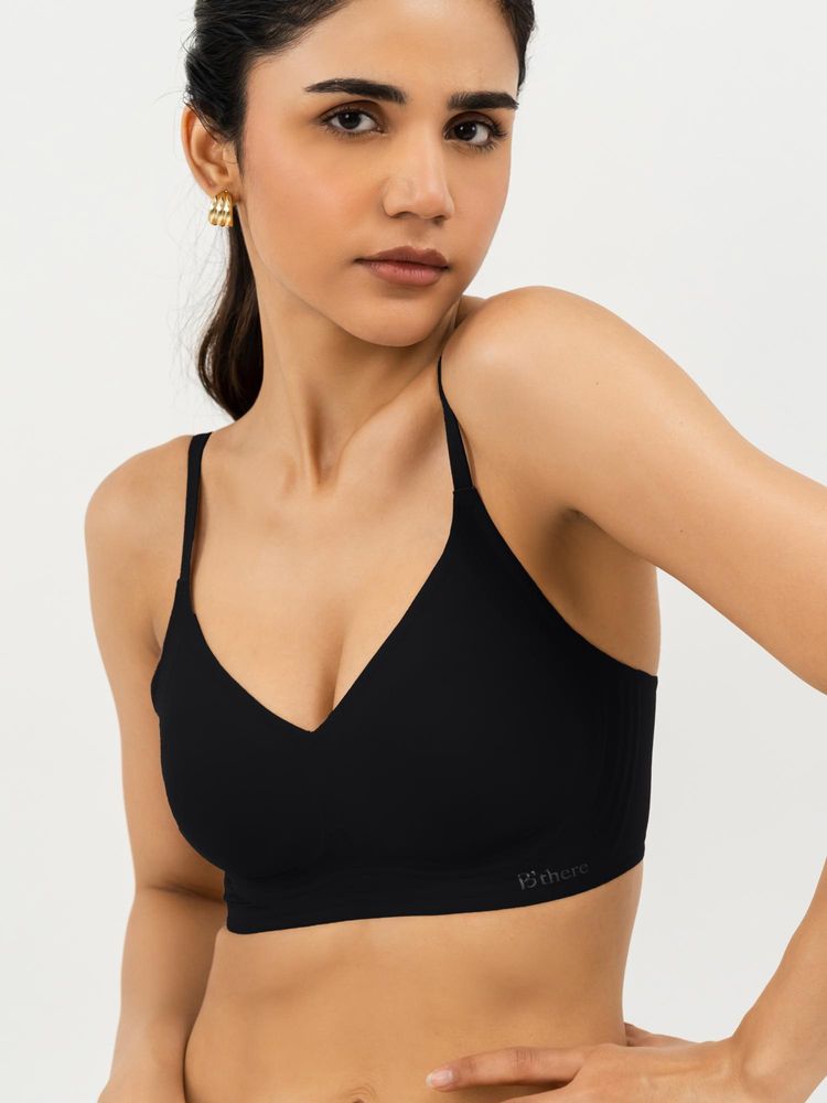 B'There Womens Premium Full Coverage Seamless Minimizer Bra - Black-picture-12