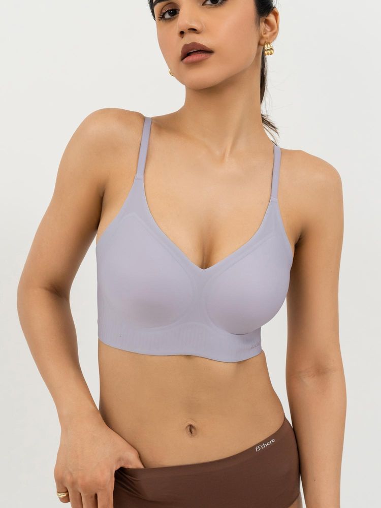 B'There Womens Premium Full Coverage Seamless Bra - Purple-picture-23