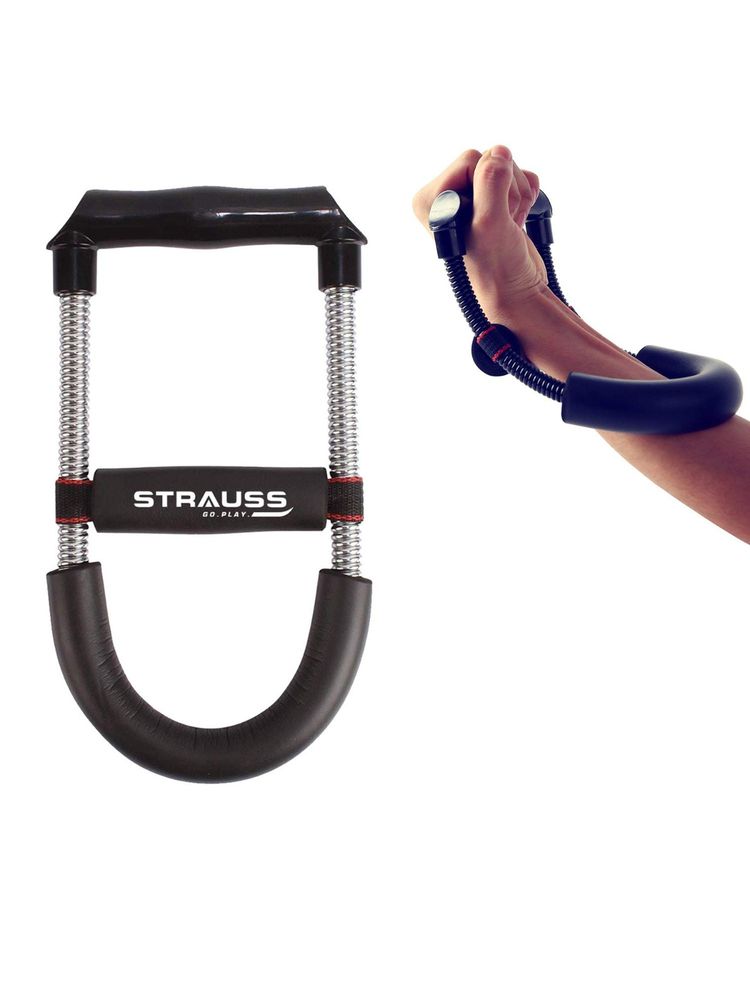 Strauss Adjustable Wrist-Forearm Strengthener (Silver)-image-29