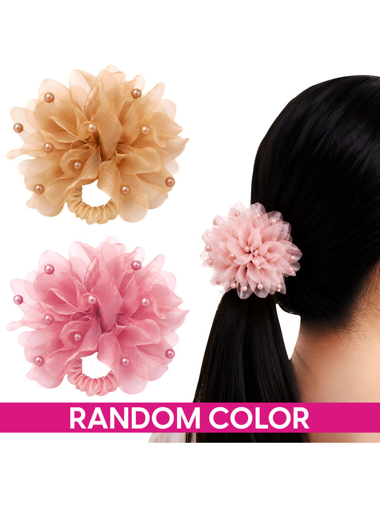 Matra Hair Scrunchies Elastic Ties Any Color - Pack of 2-picture-29