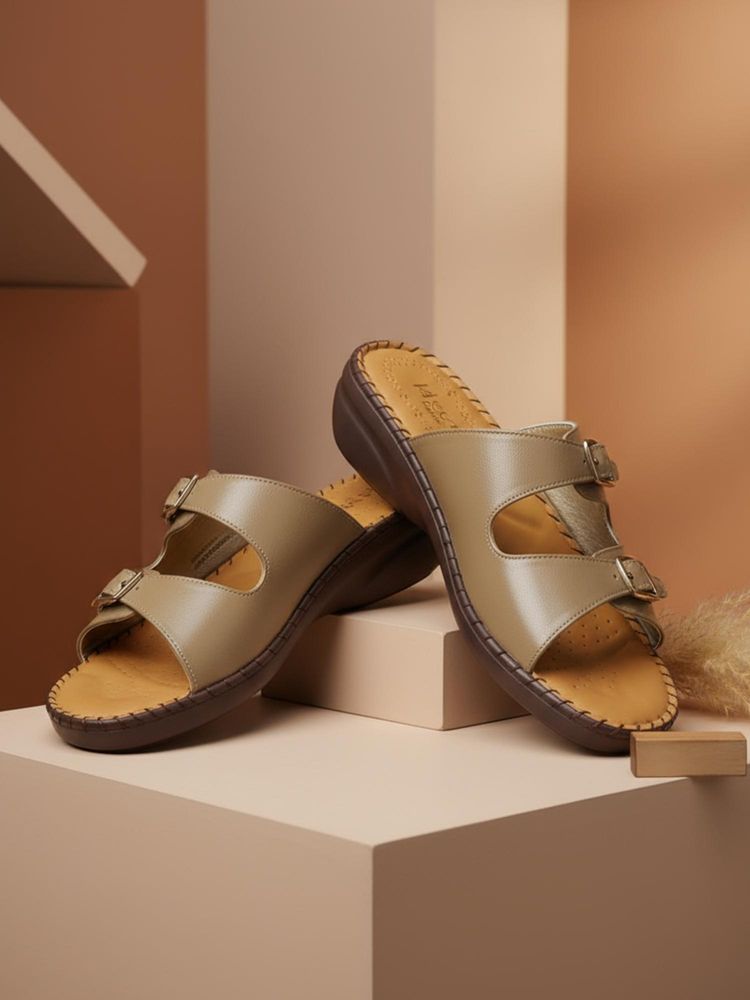 EZOK W-1209 Lightweight Comfort Olive Sandals-image-20