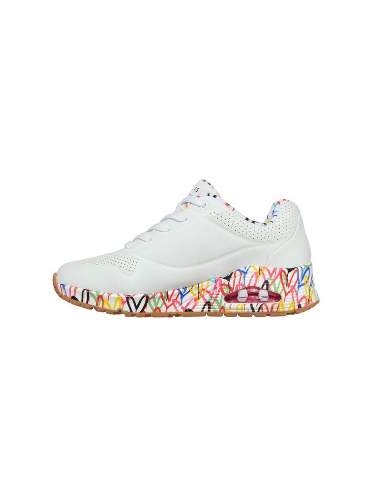 SKECHERS Uno - Loving Love White Street Sneakers-picture-30