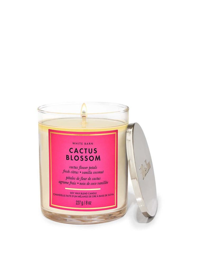 Bath & Body Works Cactus Blossom Single Wick Candle-picture-27