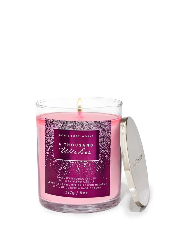Bath & Body Works A Thousand Wishes Single Wick Candle