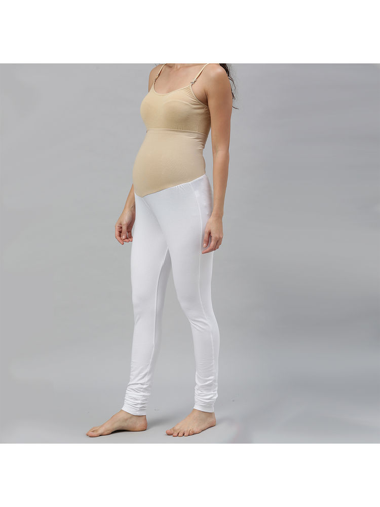 Nejo Maternity Churidar - White-picture-27