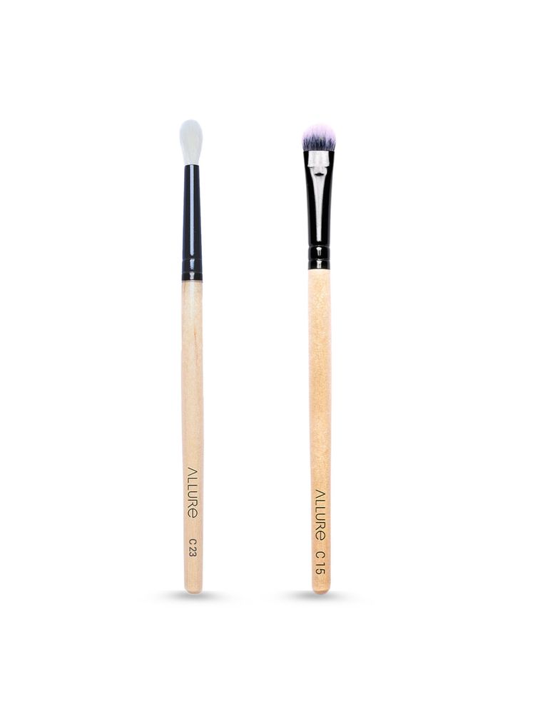 Allure Eye Makeup Brush Set (C15 + C23) – Blending & Eyeshadow Brushes (Set of 2)-picture-13