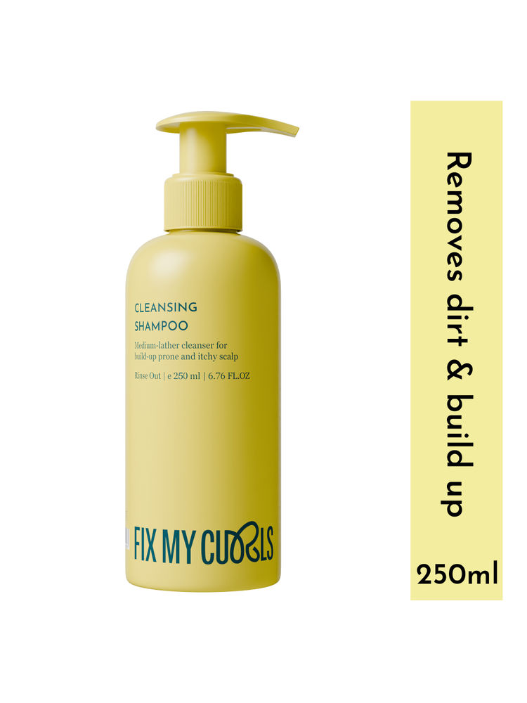 Fix My Curls Squeaky Cleansing Shampoo (For Curly and Wavy Hair)-picture-24