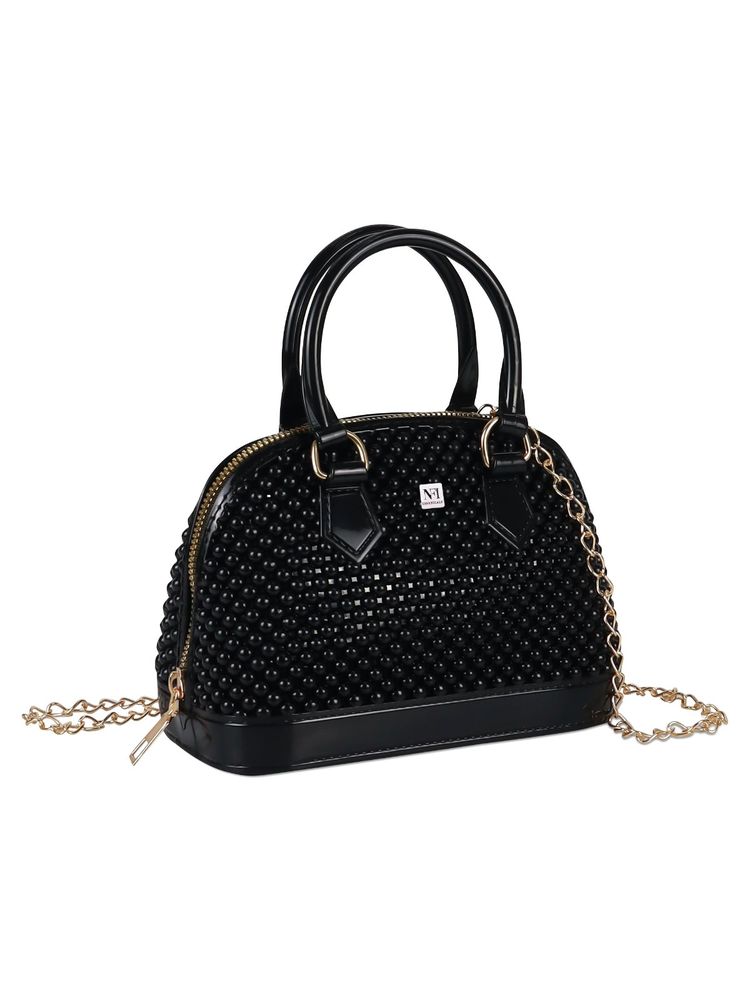 NFI Essentials Black Sling Bag for Women-picture-20
