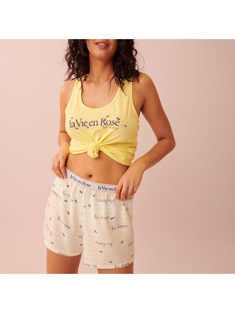 La Vie En Rose Cotton Top and Shorts (Set of 2)-picture-35