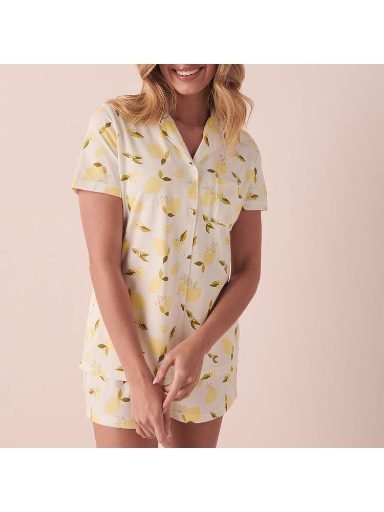La Vie En Rose Printed Shirt and Shorts (Set of 2)-image-13