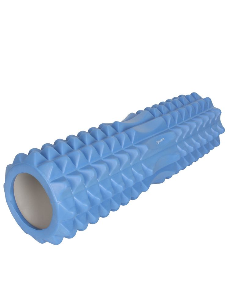 Strauss Grid Foam Roller, 33 cm (Blue)