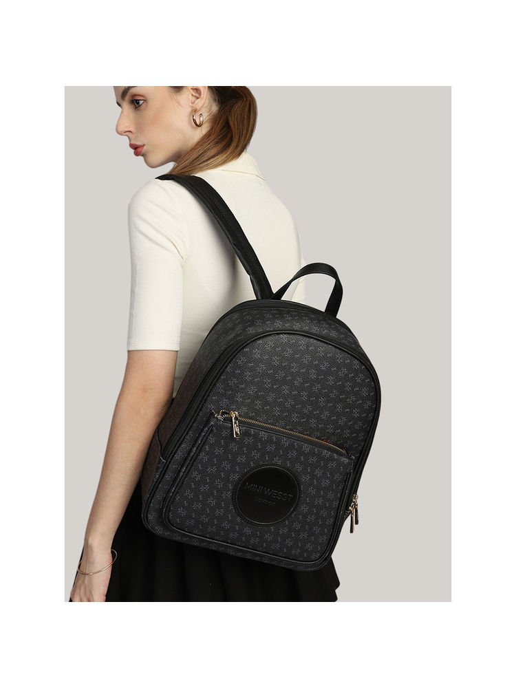 MINI WEST LONDON Black Runway Luxury Backpack-picture-12