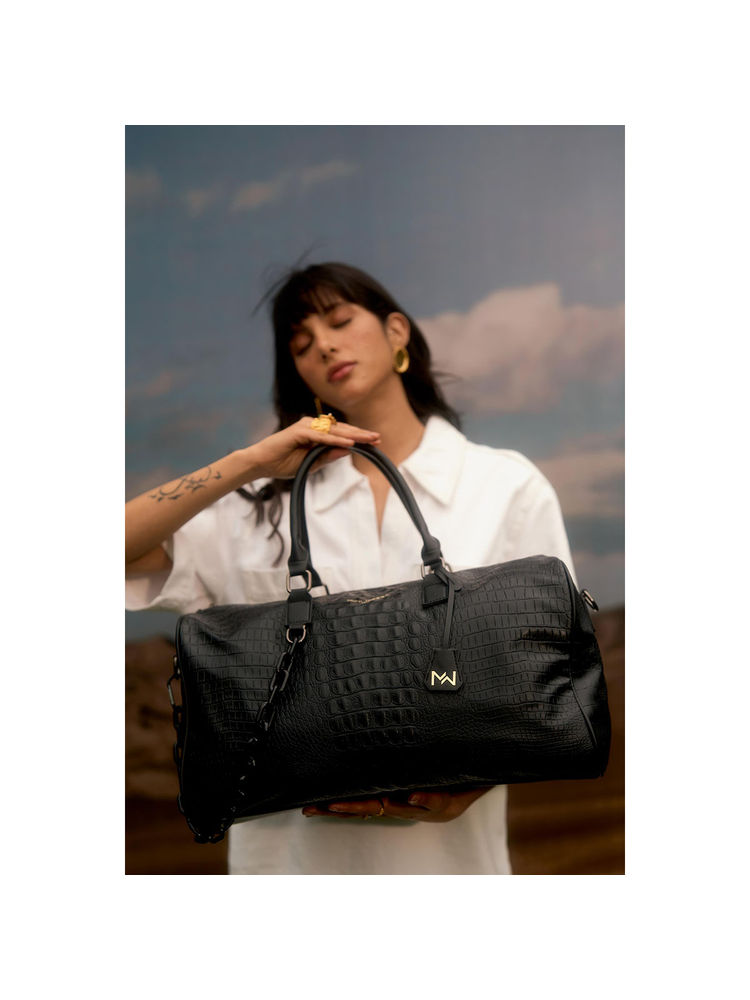 MINI WEST LONDON Black Soho Classic Duffel Bag-picture-11