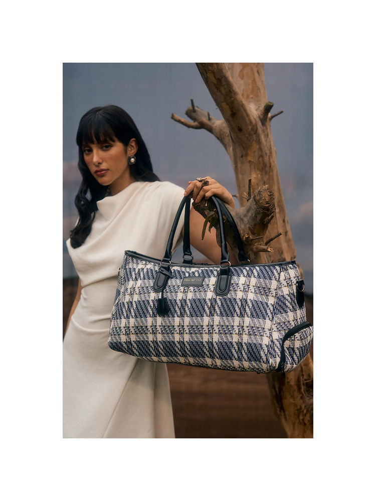 MINI WEST LONDON Blue Wall Street Duffel Bag-picture-26