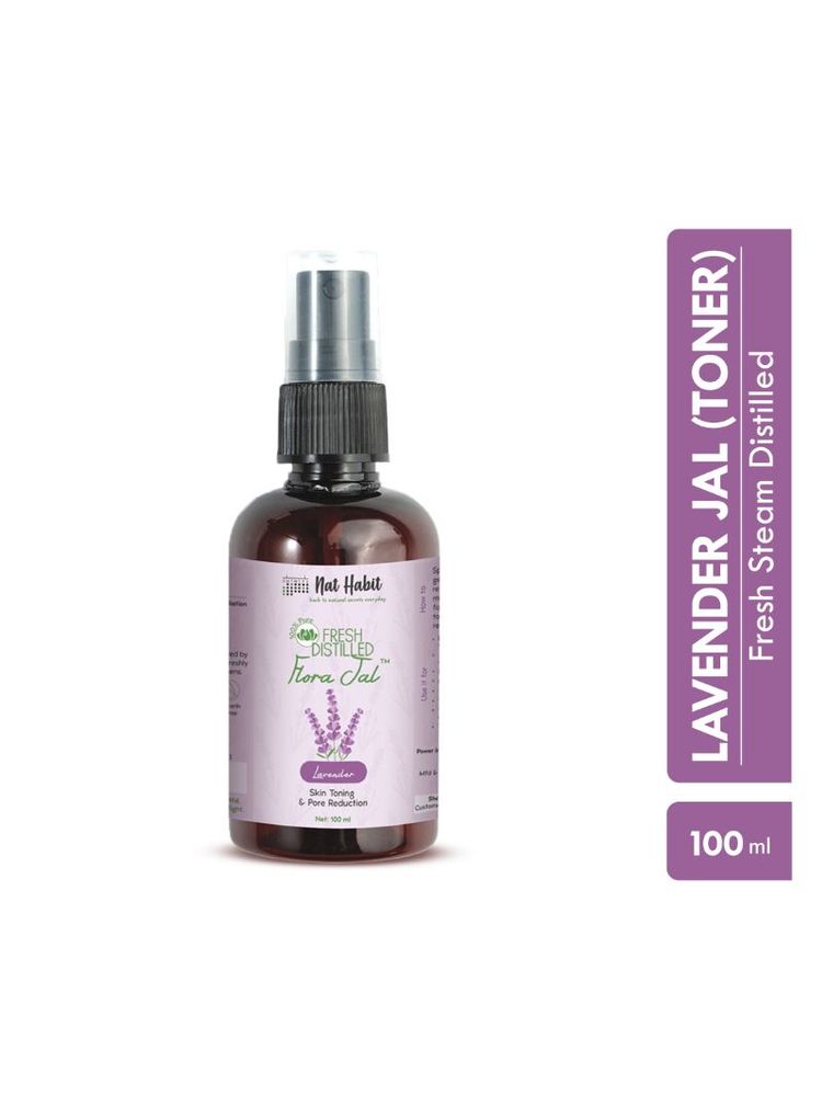 Nat Habit 100% Pure Lavender Jal - Toner & Face Mist for Pore Reduction, Acne Control & Hydration-picture-31
