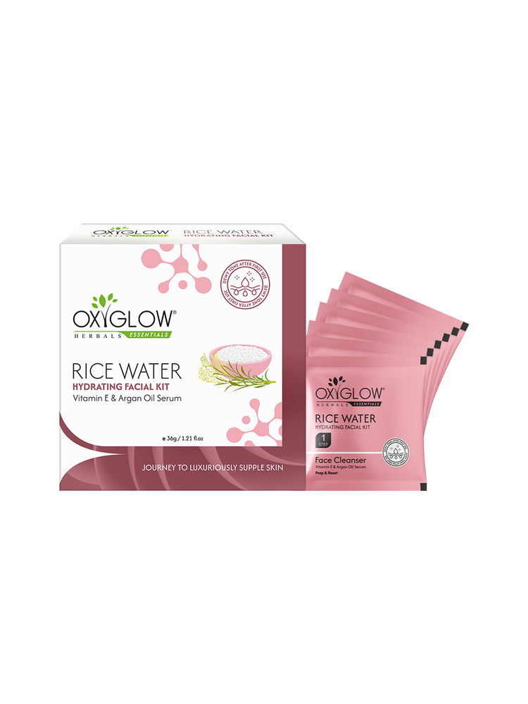 Oxyglow Herbals Rice Water Hydrating Facial Kit-image-45