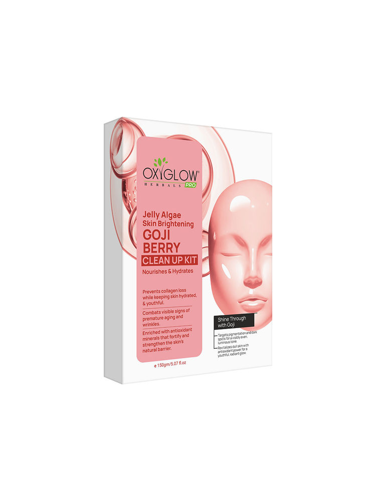 Oxyglow Herbals Jelly Algae Skin Brightening Goji Berry Clean Up Kit-picture-18