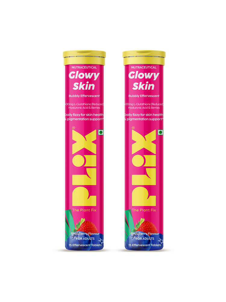 Plix Glowy Skin Bubbly 600MG Glutathione Effervescent Tablets - Pack Of 2-picture-22
