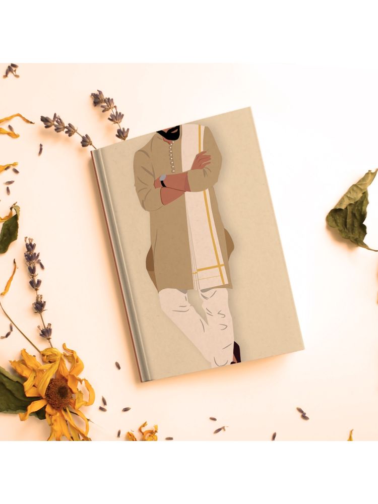 Gathari A5 Notebook Diary With 200 Pages Unruled, Aesthetic Designer Diary For Daily Use-picture-10