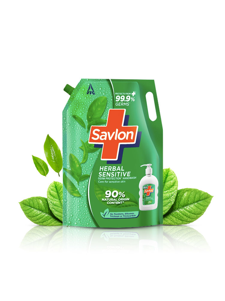 Savlon Herbal Sensitive Germ Protection Liquid Handwash Refill-picture-13