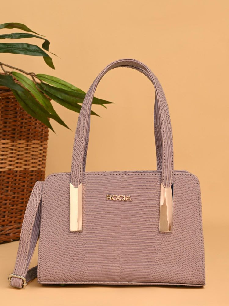 ROCIA By Regal Nude Women Textured Material Handheld Bag-picture-19