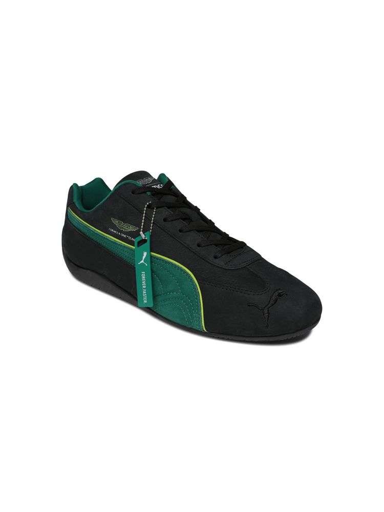 Puma Black X Aston Martin Aramco F1 Team Speedcat Low Sneakers
