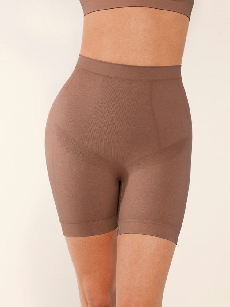 shop the edit Women Seamless High-Rise Butt-Lifting Body Shaper Shorts-picture-22