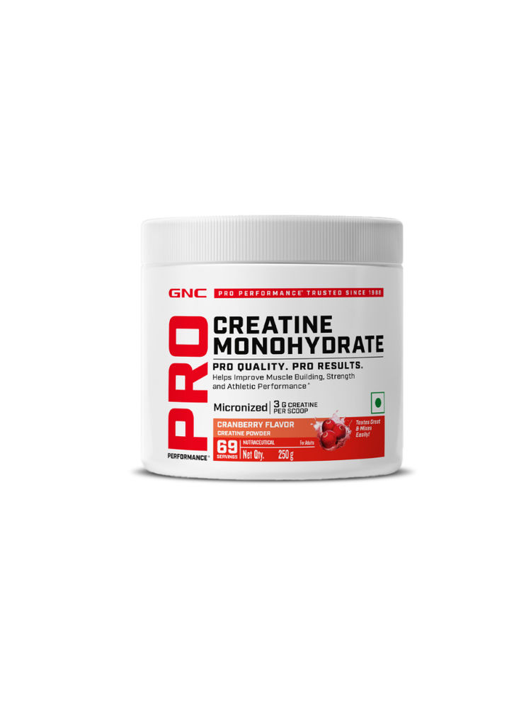 GNC Pro Performance Pure Micronized Creatine Monohydrate Powder - Cranberry